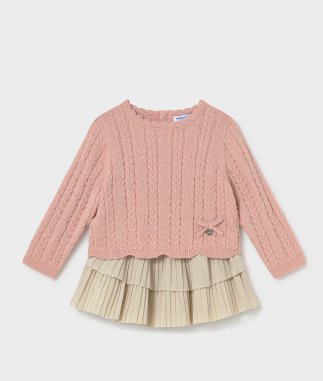 Mayoral - Completo gonna volant e maglione