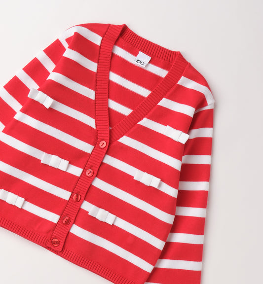 iDO - Cardigan a righe bambina