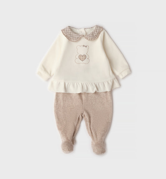 iDO - Tutina in ciniglia per neonata