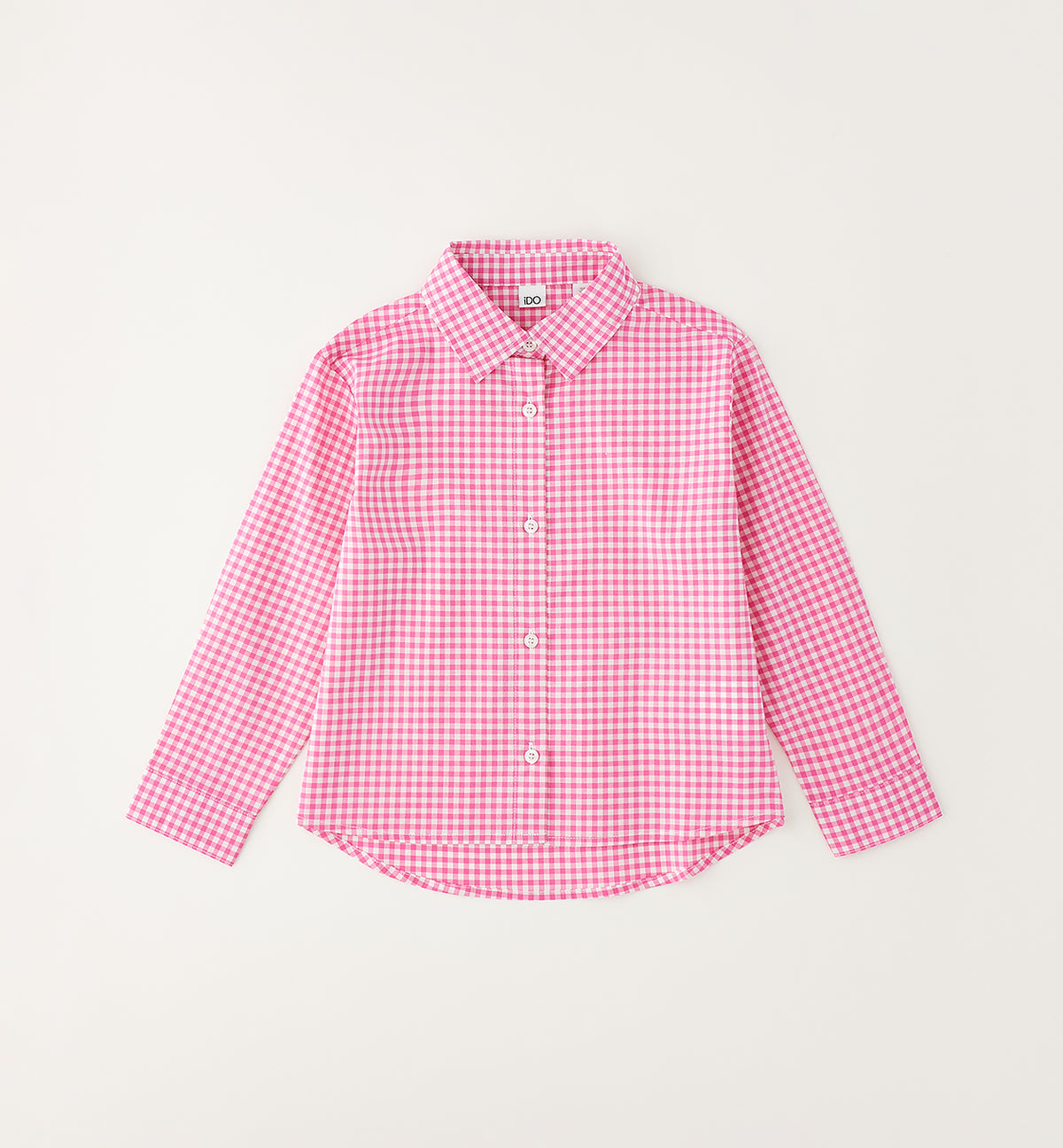 iDO - Camicia a quadri bambina
