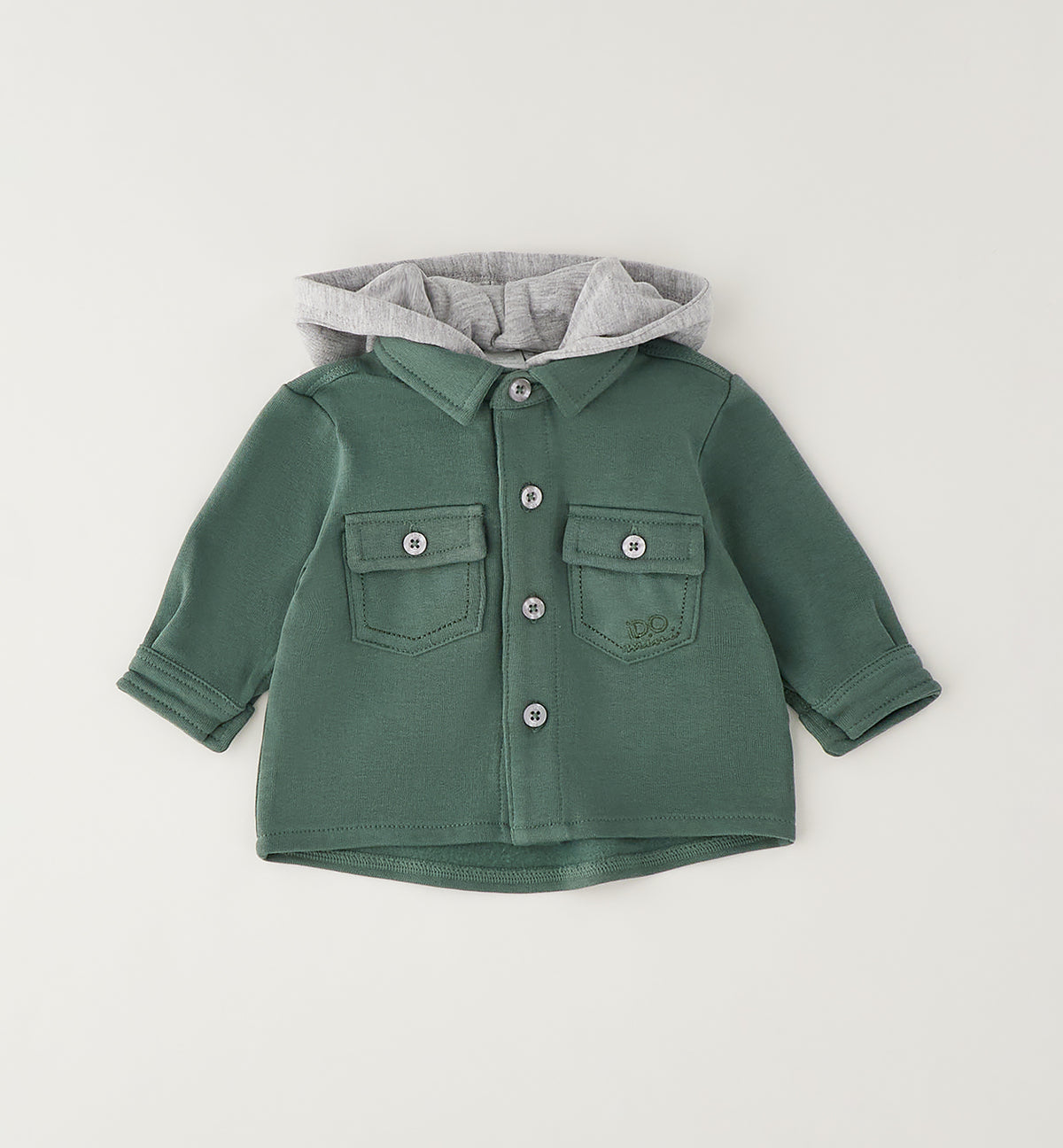 iDO - Camicia per neonato con cappuccio