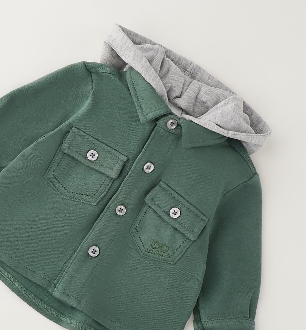 iDO - Camicia per neonato con cappuccio