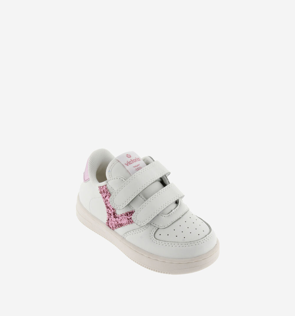 Victoria Shoes - TIEMPO STRISCE EFFETTO PELLE & FANTASIA PETALO