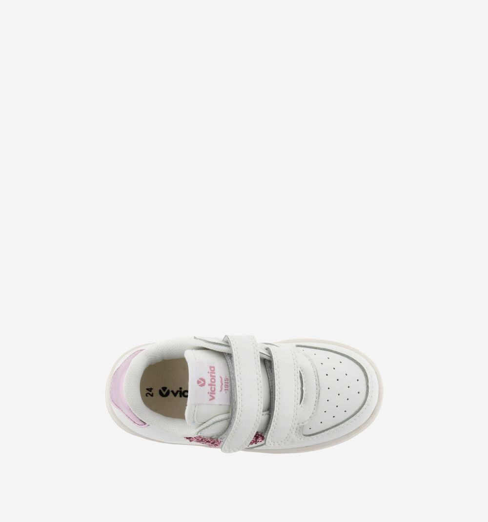 Victoria Shoes - TIEMPO STRISCE EFFETTO PELLE & FANTASIA PETALO