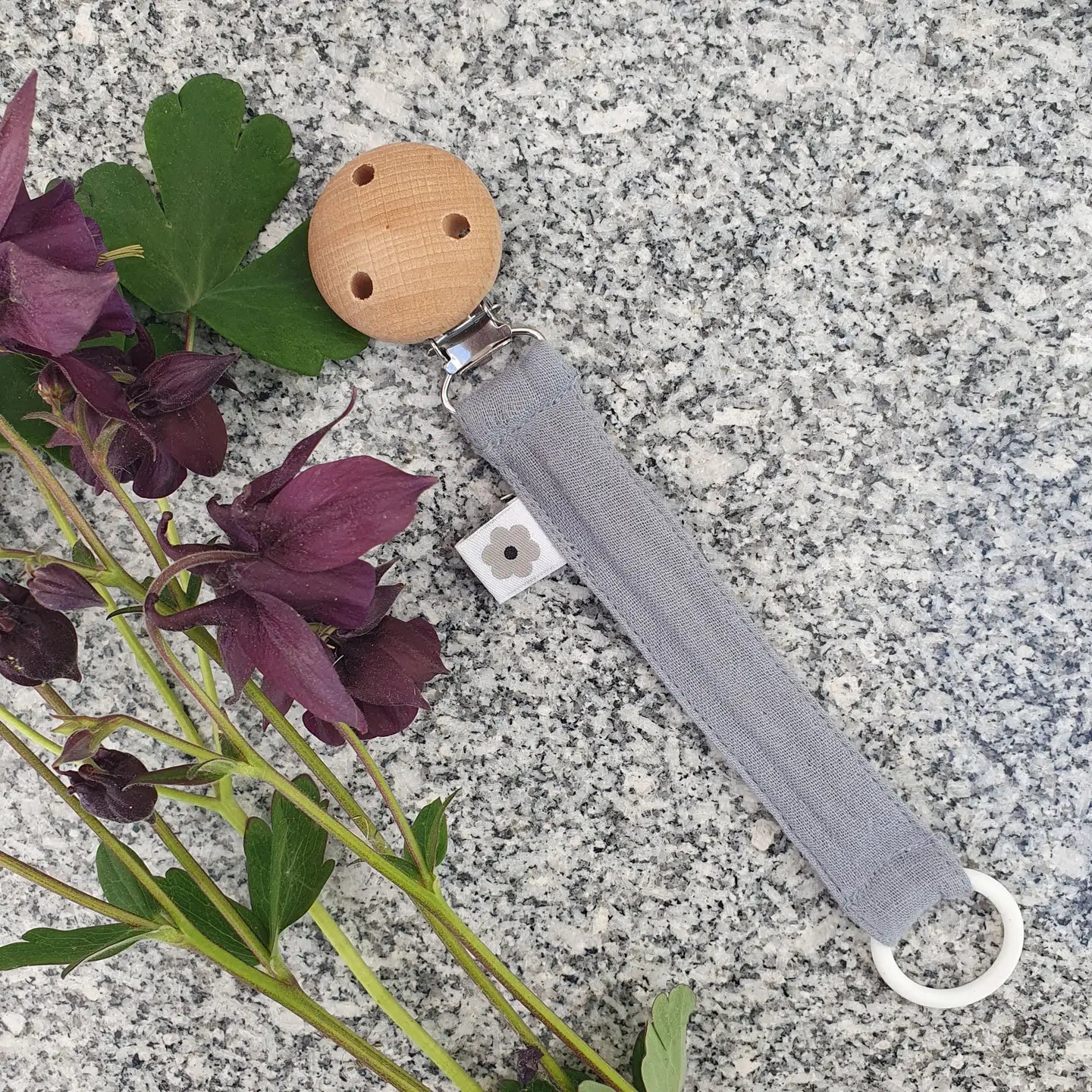 Clip portaciuccio biologica