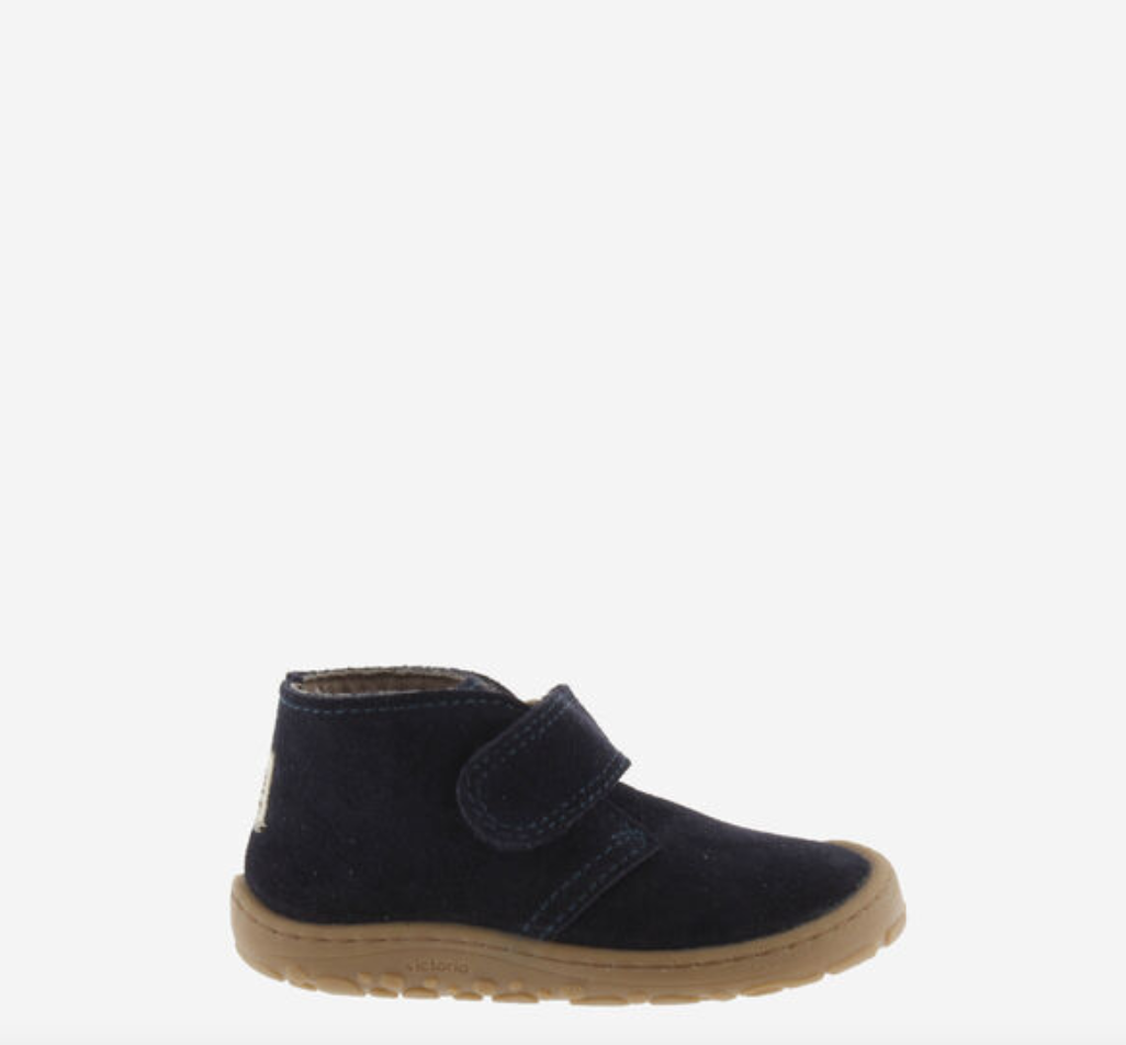 Victoria Shoes - BOSCO BAREFOOT STRAP SUEDE ANKLE BOOT