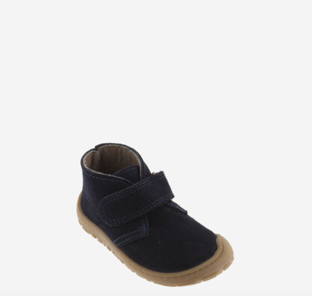Victoria Shoes - BOSCO BAREFOOT STRAP SUEDE ANKLE BOOT
