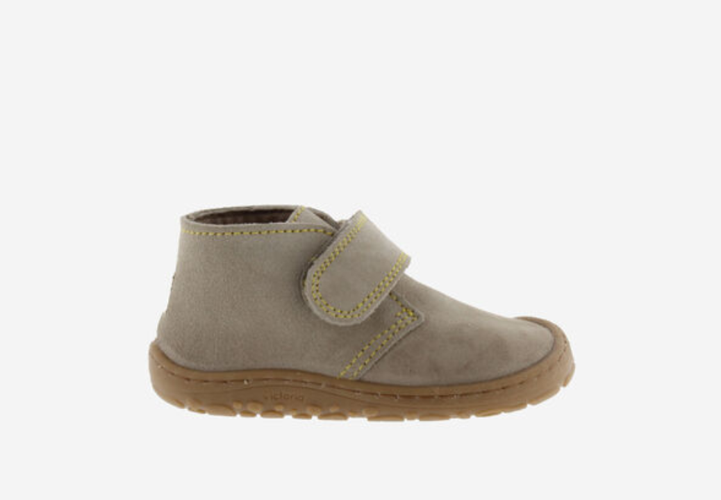 Victoria Shoes - BOSCO BAREFOOT STRAP SUEDE ANKLE BOOT