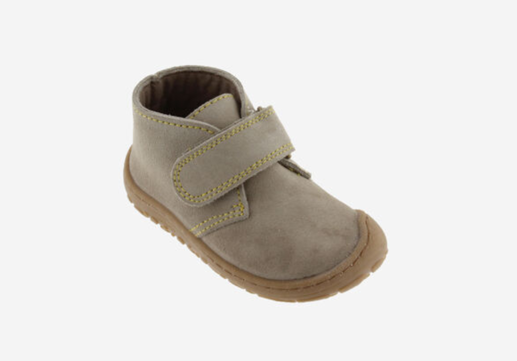Victoria Shoes - BOSCO BAREFOOT STRAP SUEDE ANKLE BOOT