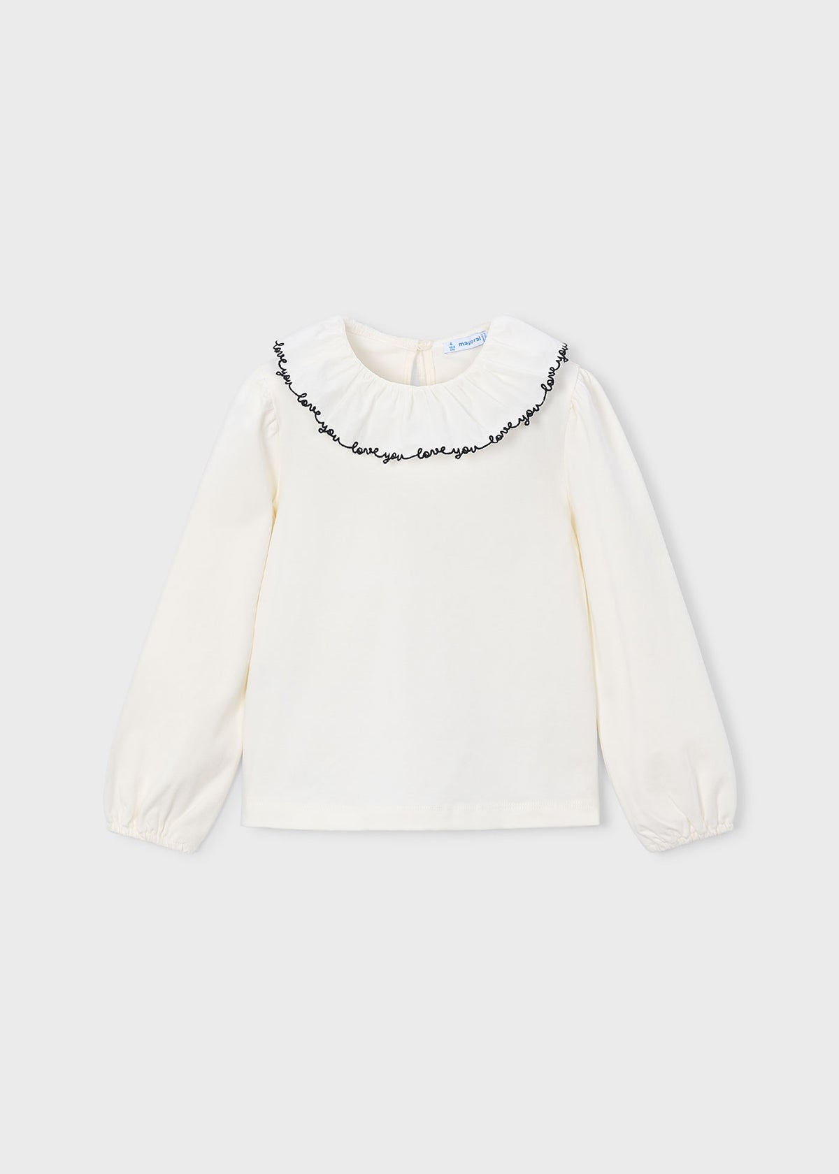 Mayoral - Blusa colletto volant