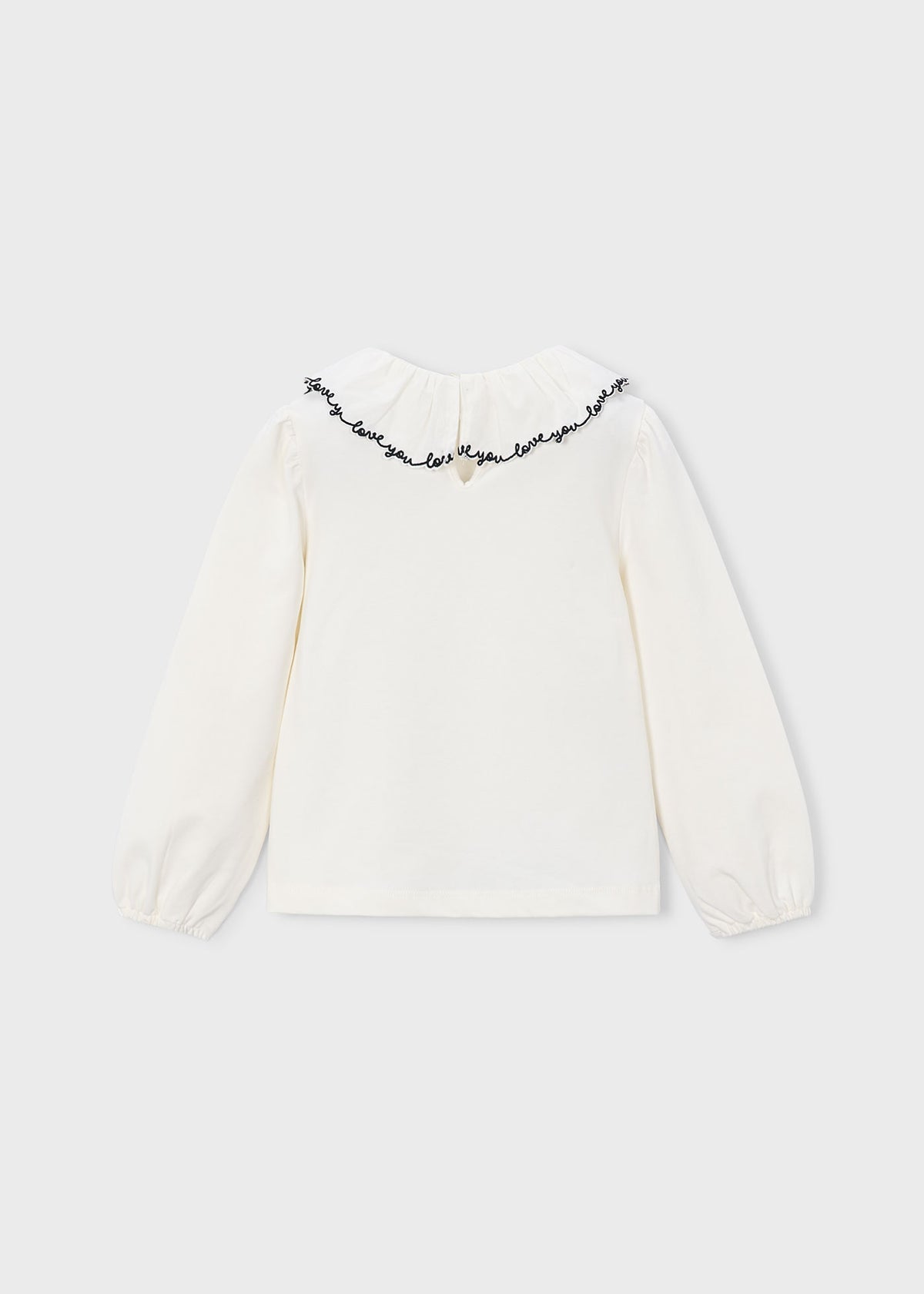 Mayoral - Blusa colletto volant