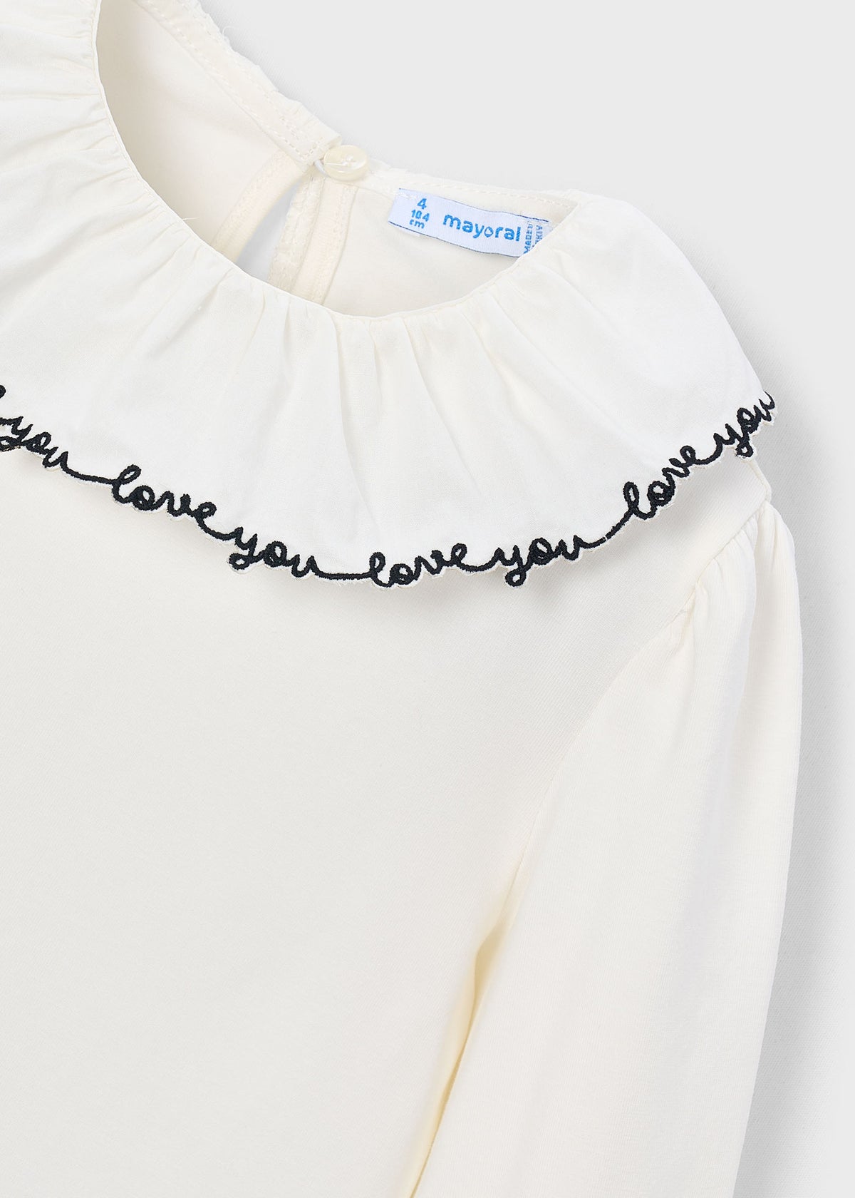 Mayoral - Blusa colletto volant