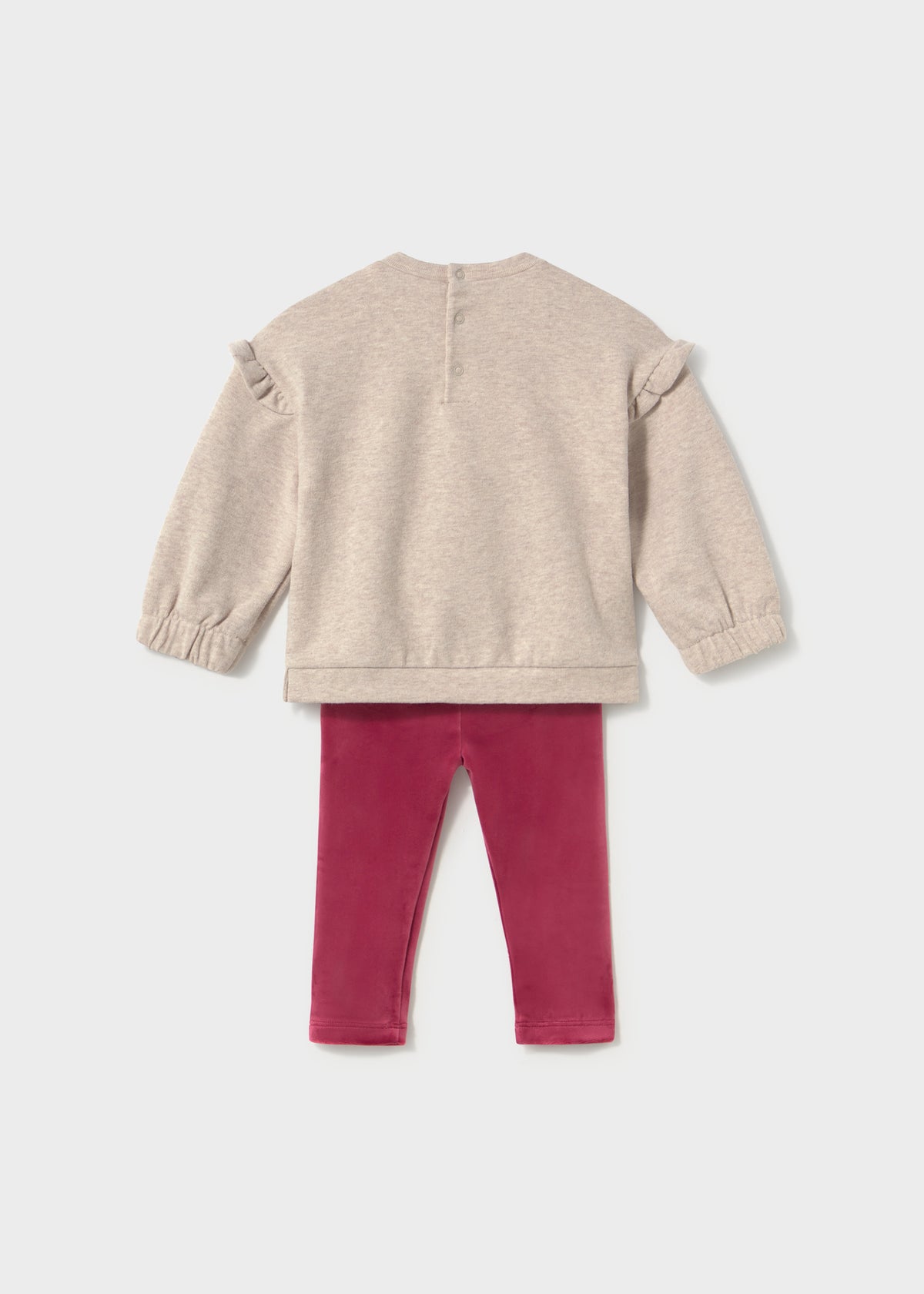 Mayoral - Completo felpa e leggings velluto bimba