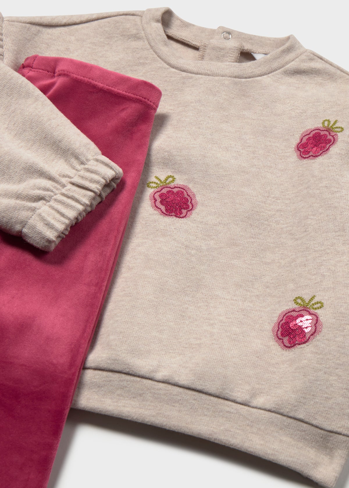 Mayoral - Completo felpa e leggings velluto bimba