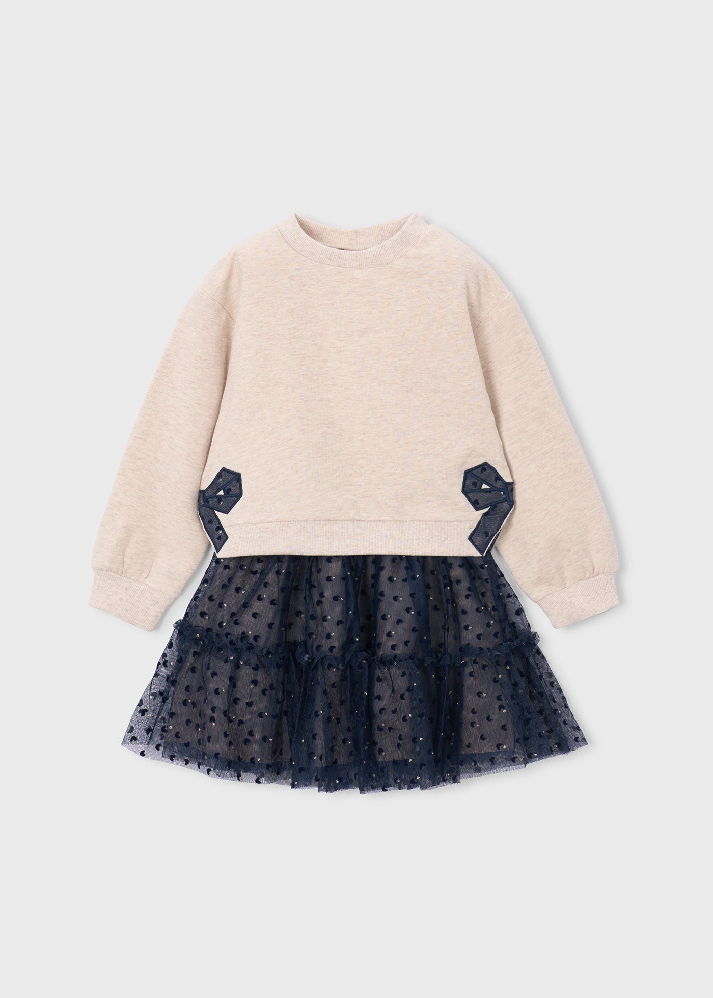 Mayoral - Completo gonna tulle e felpa bambina