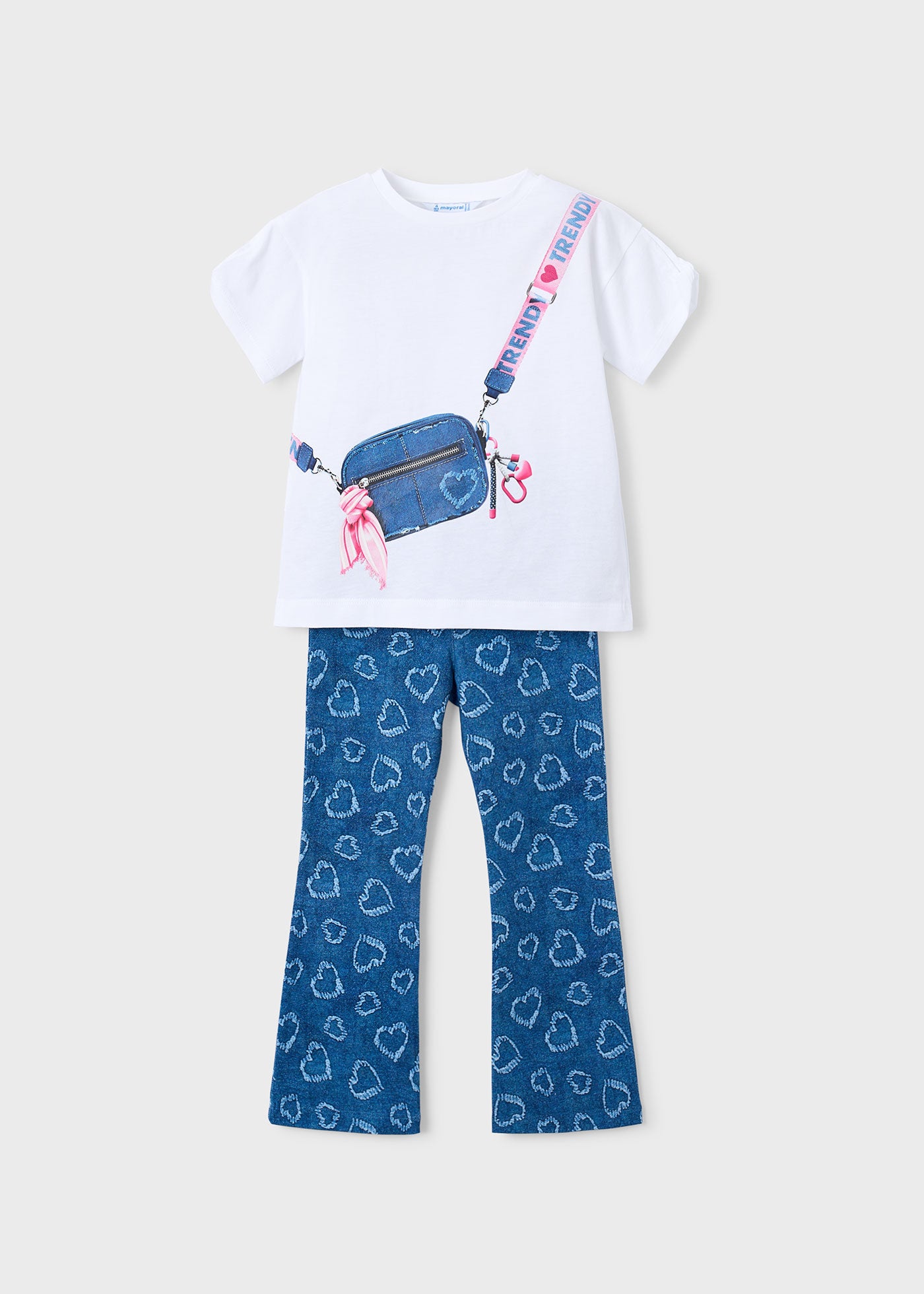 Mayoral - Completo leggings stampato e maglietta
