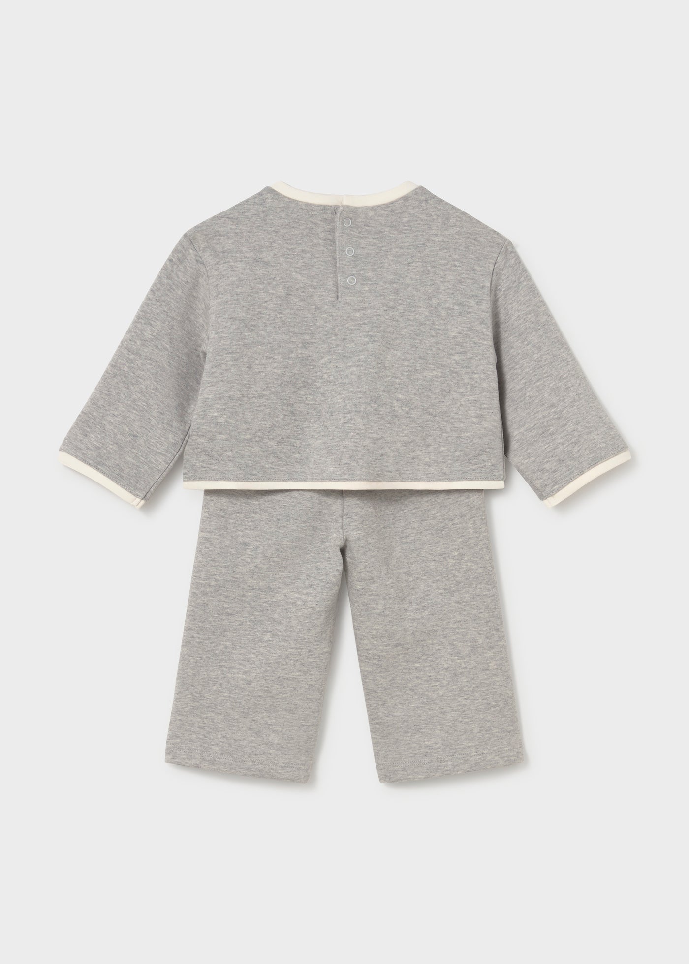 Mayoral - Completo pantalone e maglione ricamato bimba
