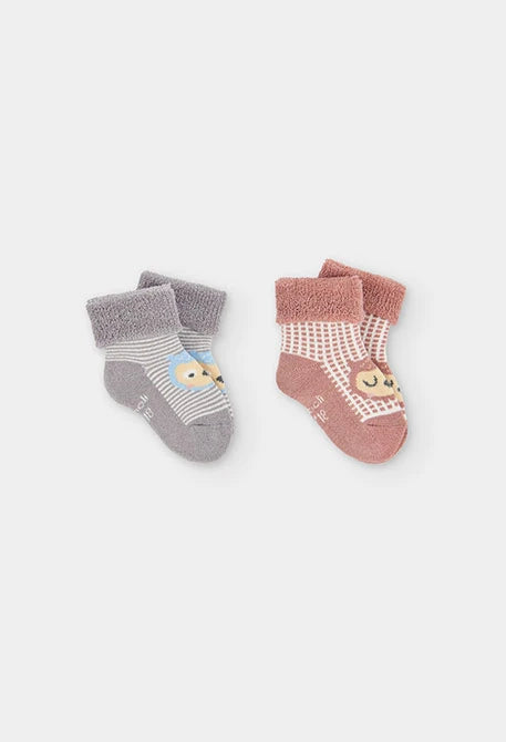 Boboli - Completo in maglia neonata bambina stampa fiori rosa