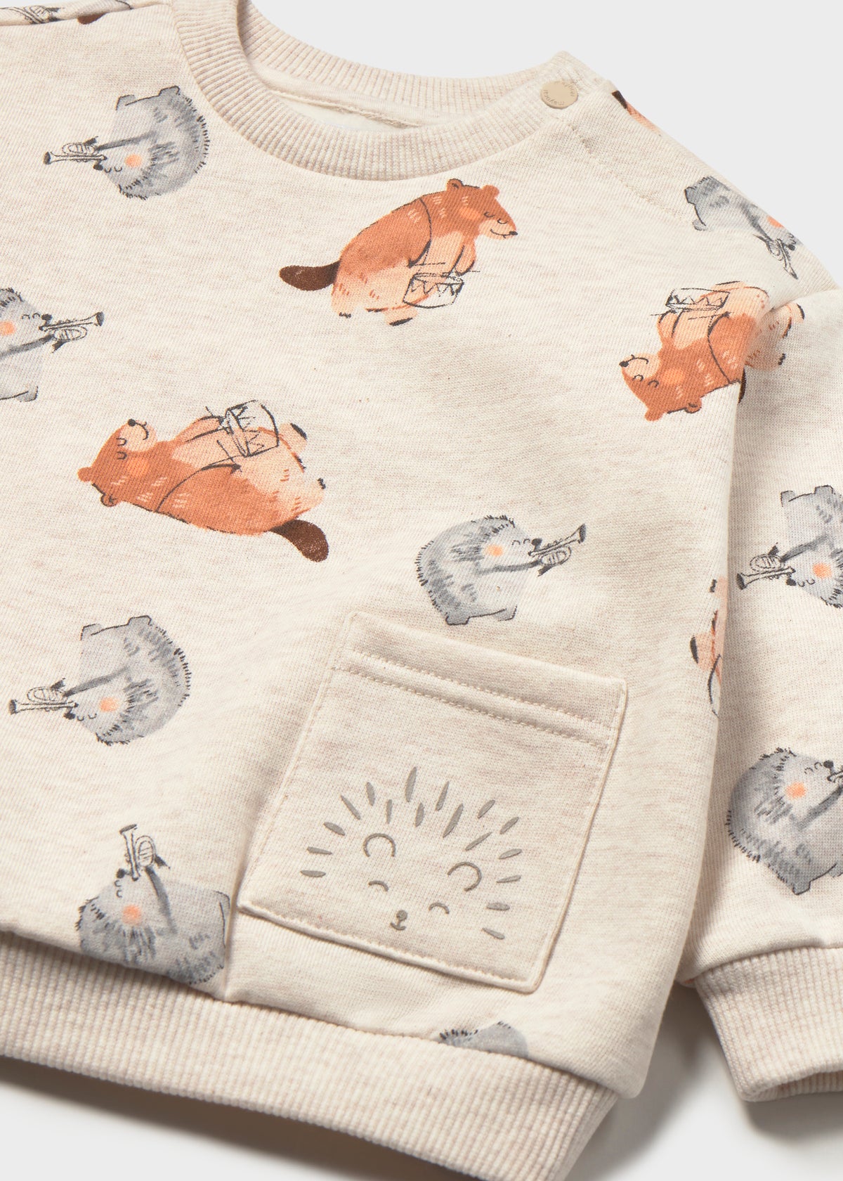 Mayoral - Felpa animaletto tasche bimbo