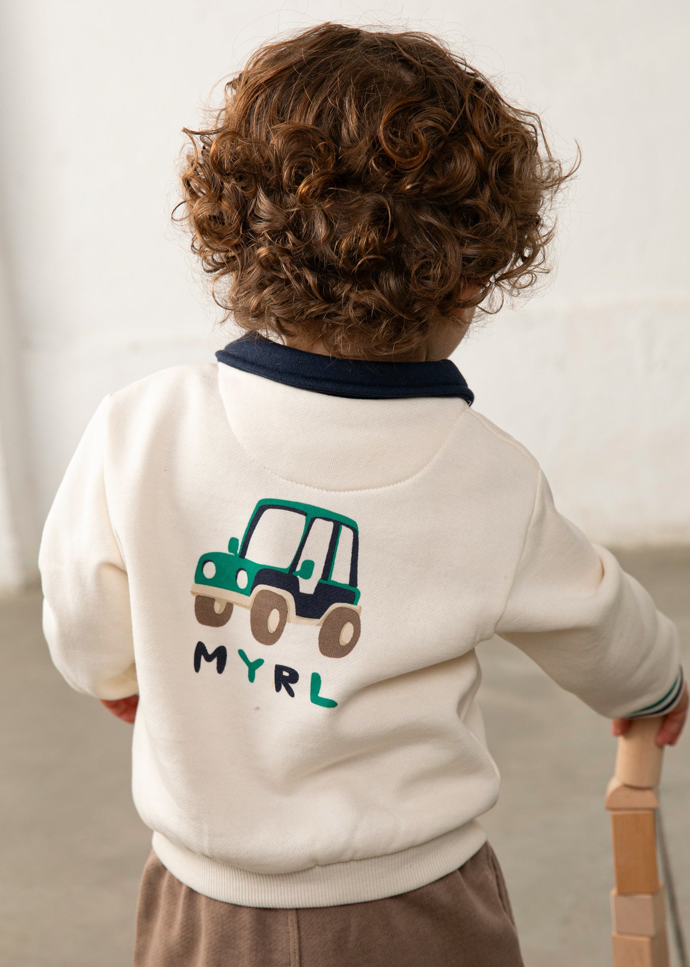 Mayoral - Felpa colletto stile polo