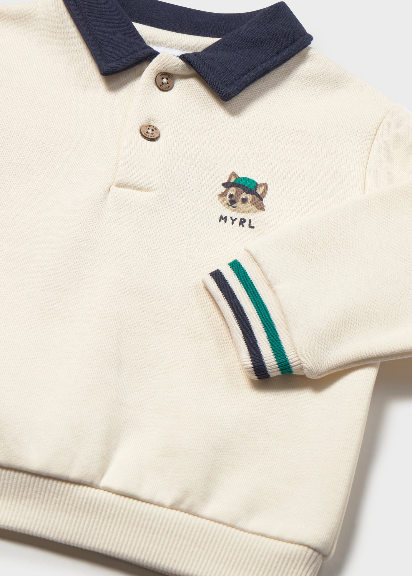 Mayoral - Felpa colletto stile polo