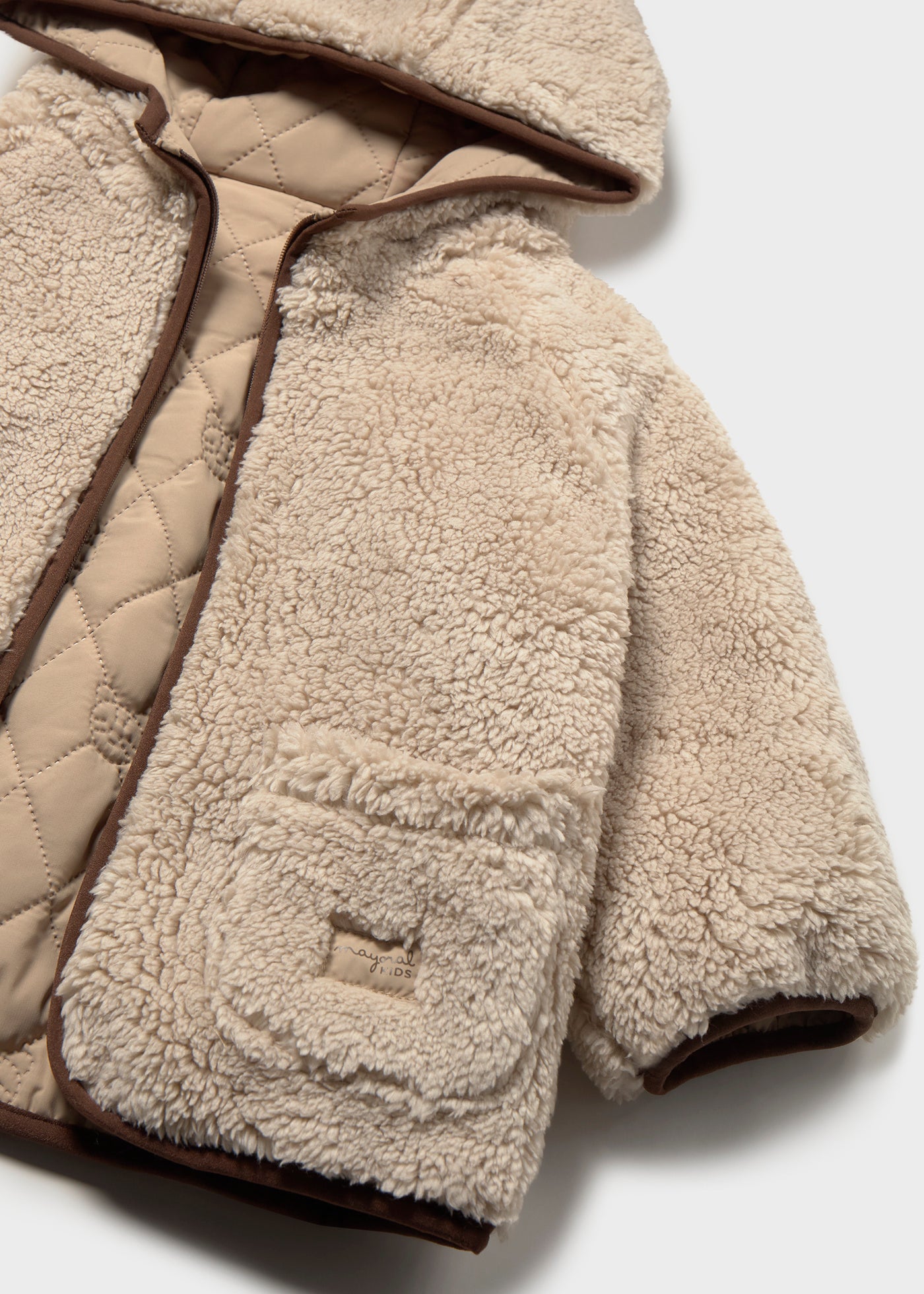 Mayoral - Giaccone reversibile pellicciotto bimbo