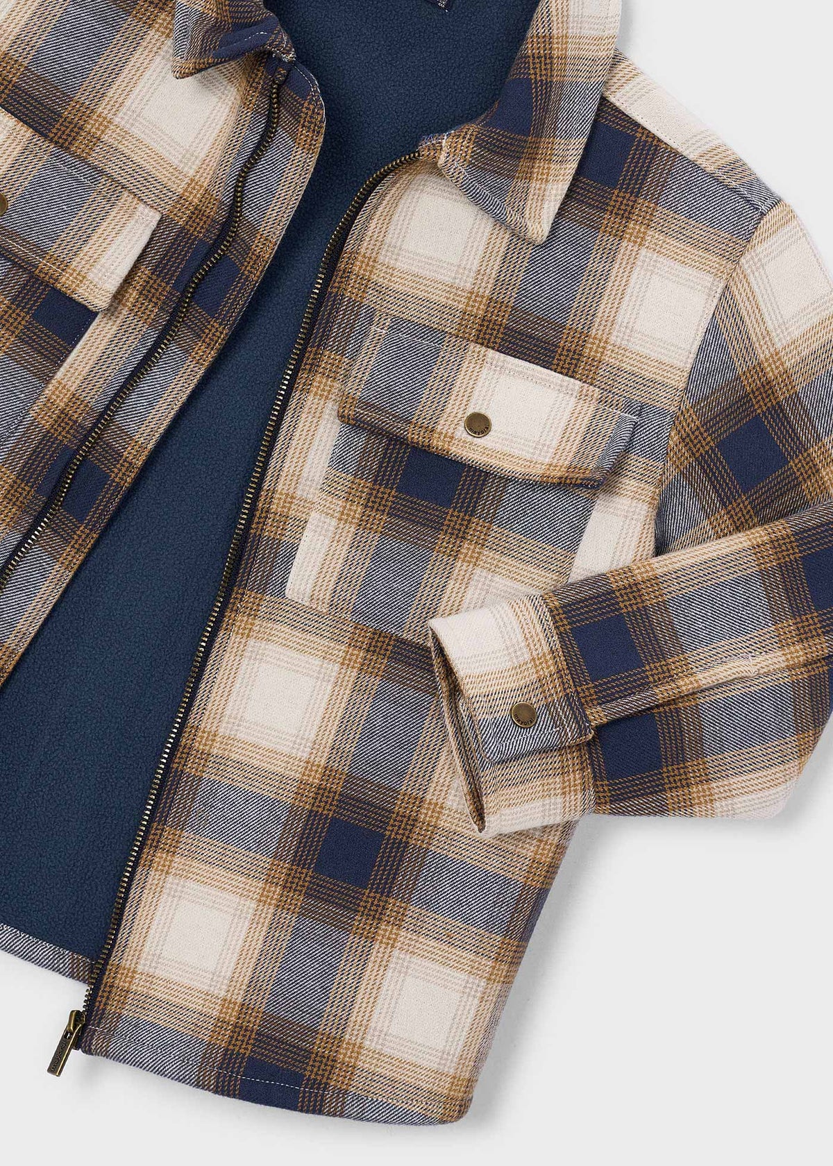 Mayoral - Giubbotto camicia quadri bambino