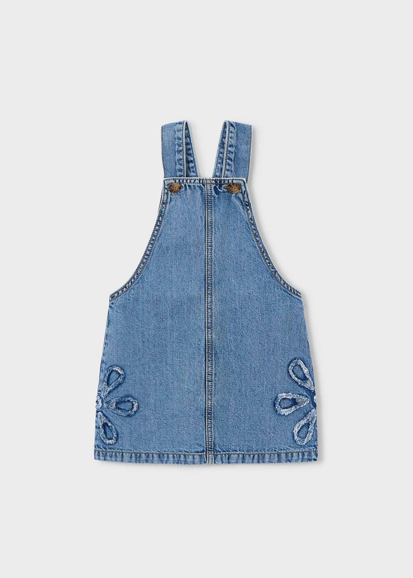 Mayoral - Gonna salopette jeans ragazza