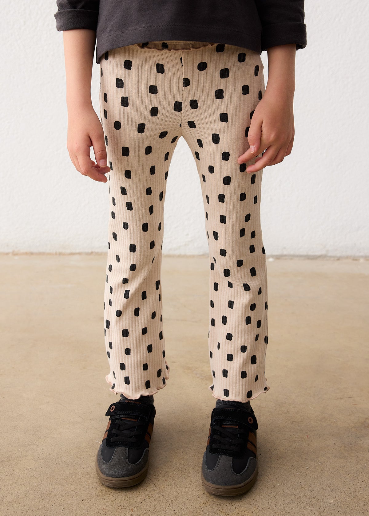 Mayoral - Leggings a zampa con costine bambina