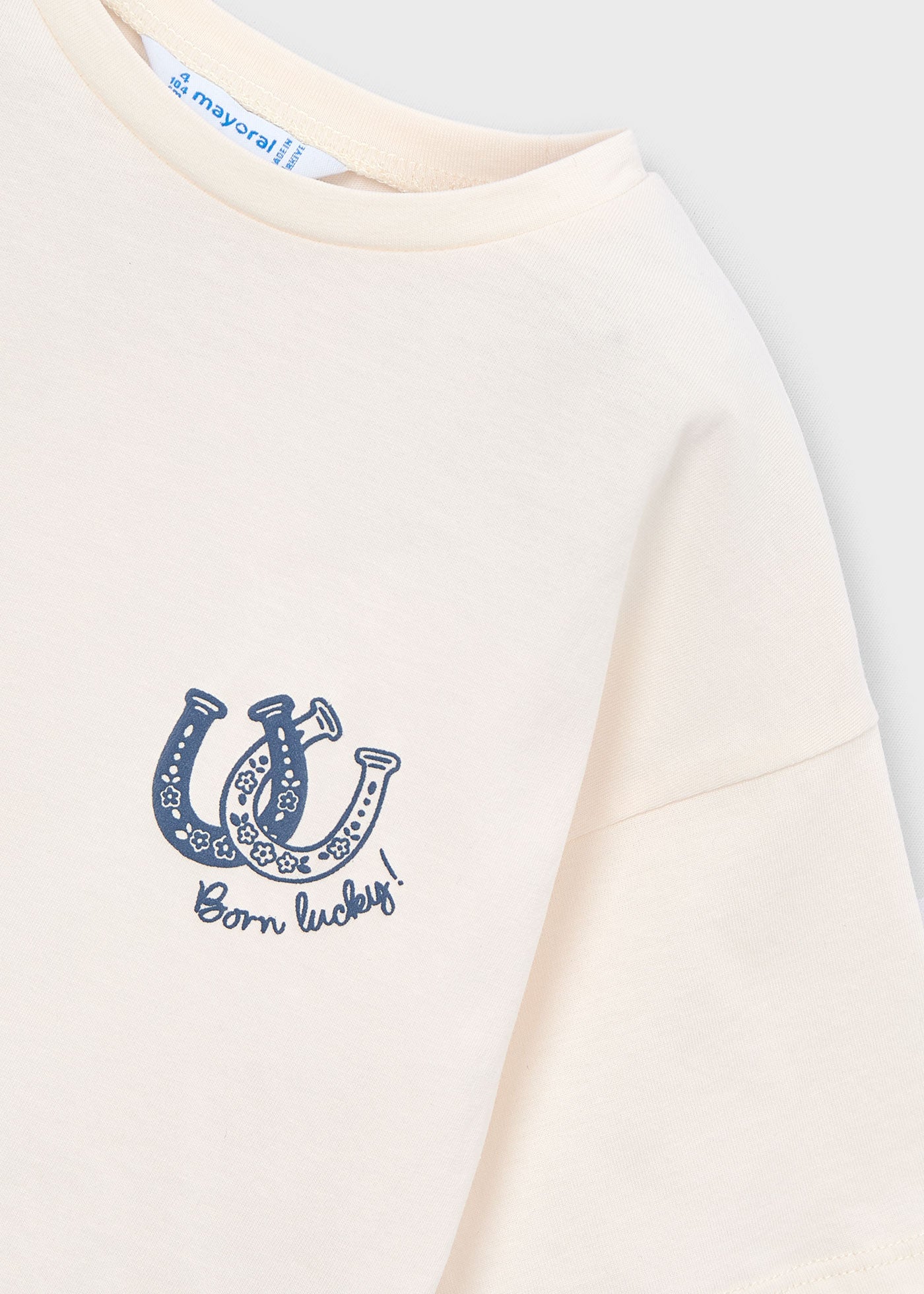 Mayoral - Maglietta con foulard stampato bambina