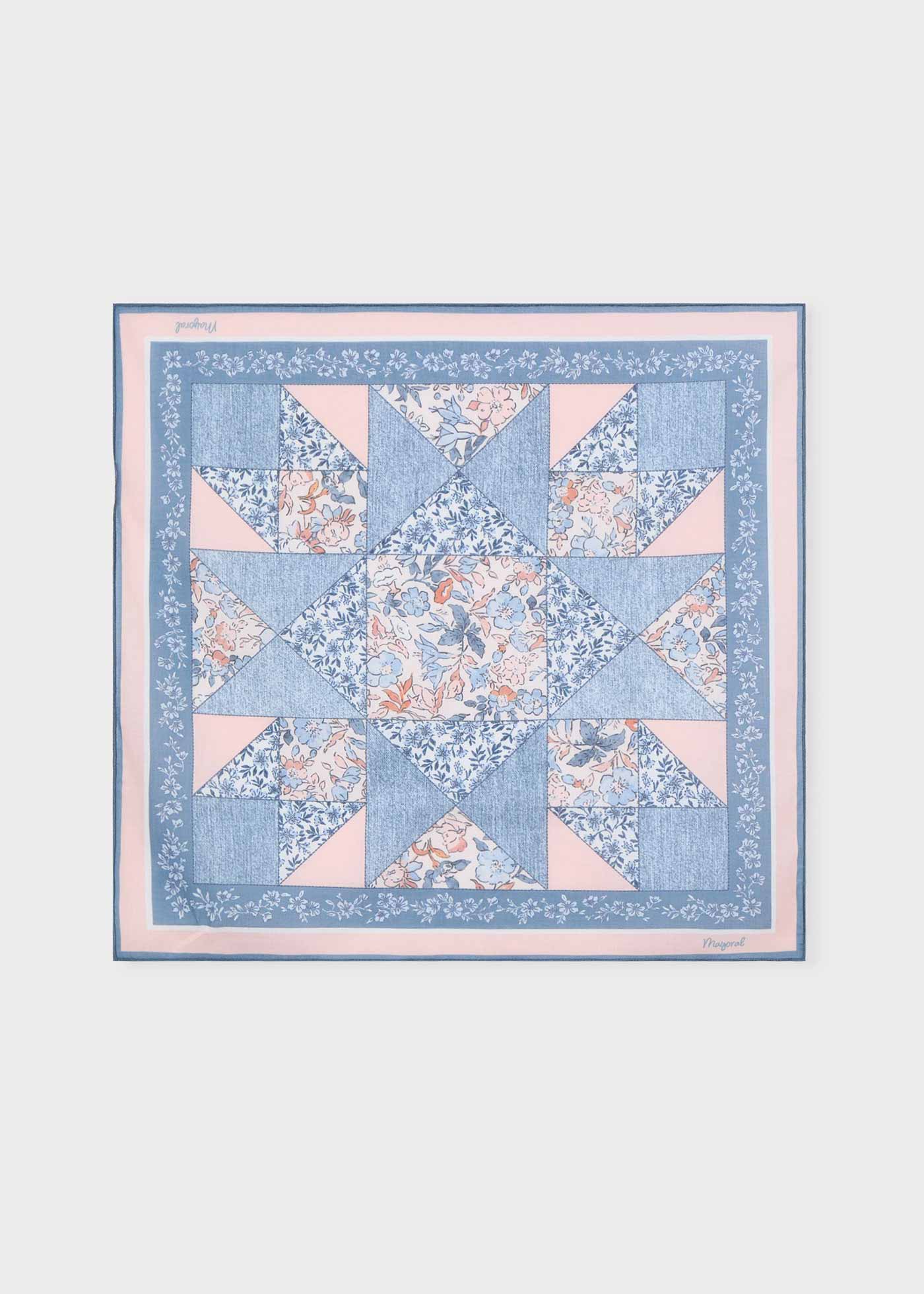 Mayoral - Maglietta con foulard stampato bambina
