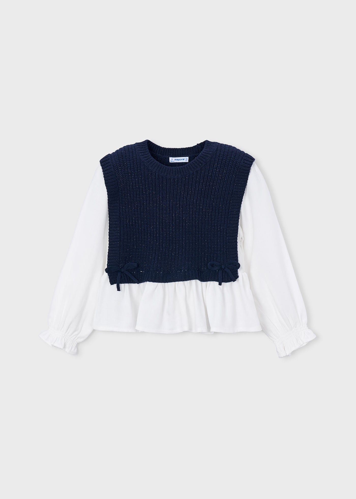 Mayoral - Top gilet combinato