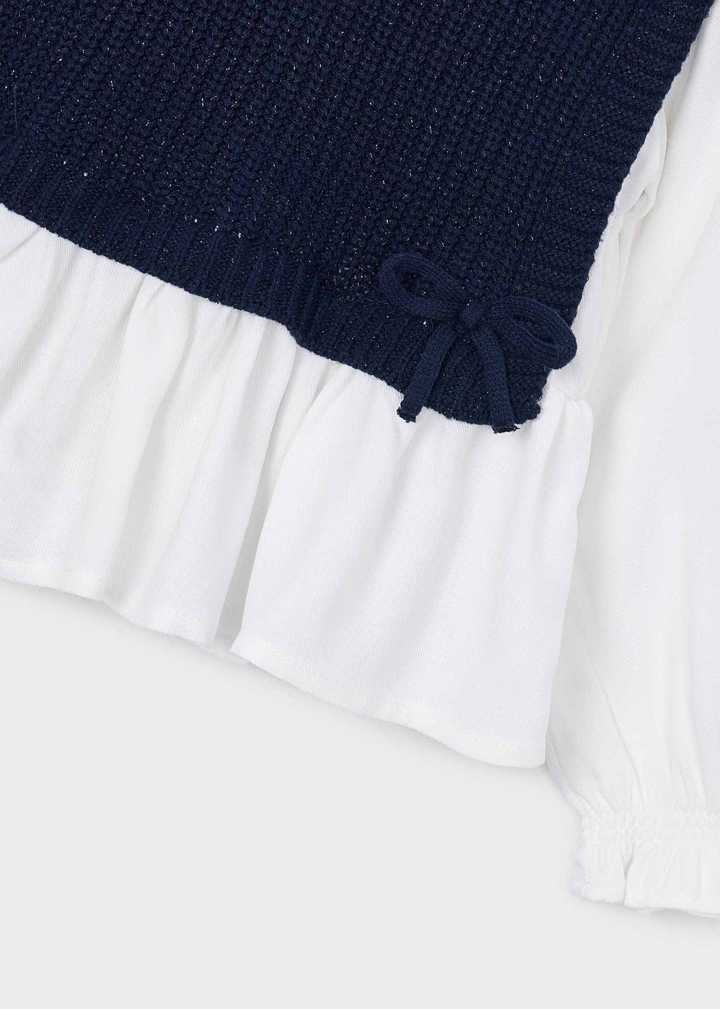 Mayoral - Top gilet combinato