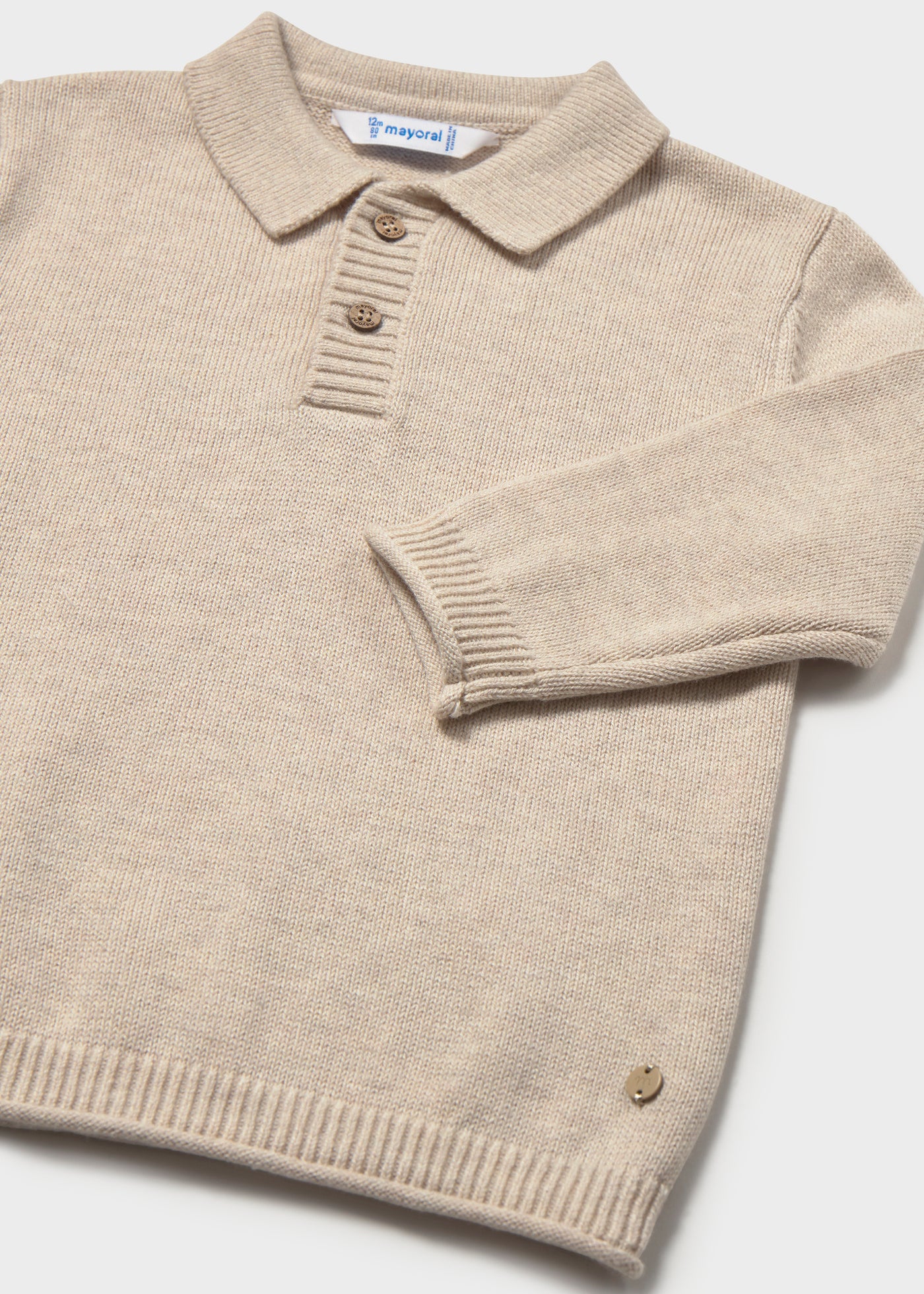 Mayoral Maglione colletto polo neonato