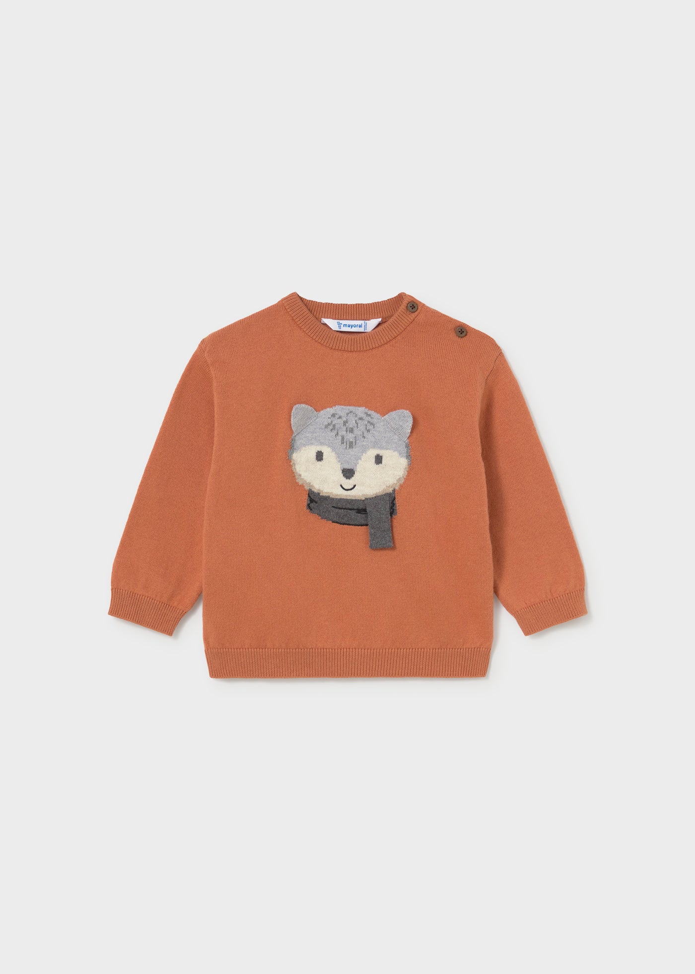 Mayoral - Maglione intarsi animaletti neonato