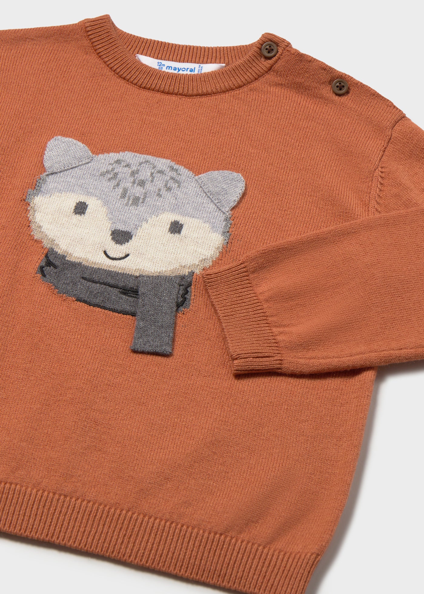 Mayoral - Maglione intarsi animaletti neonato