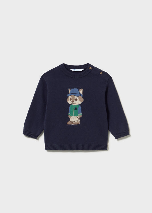 Mayoral - Maglione intarsi neonato