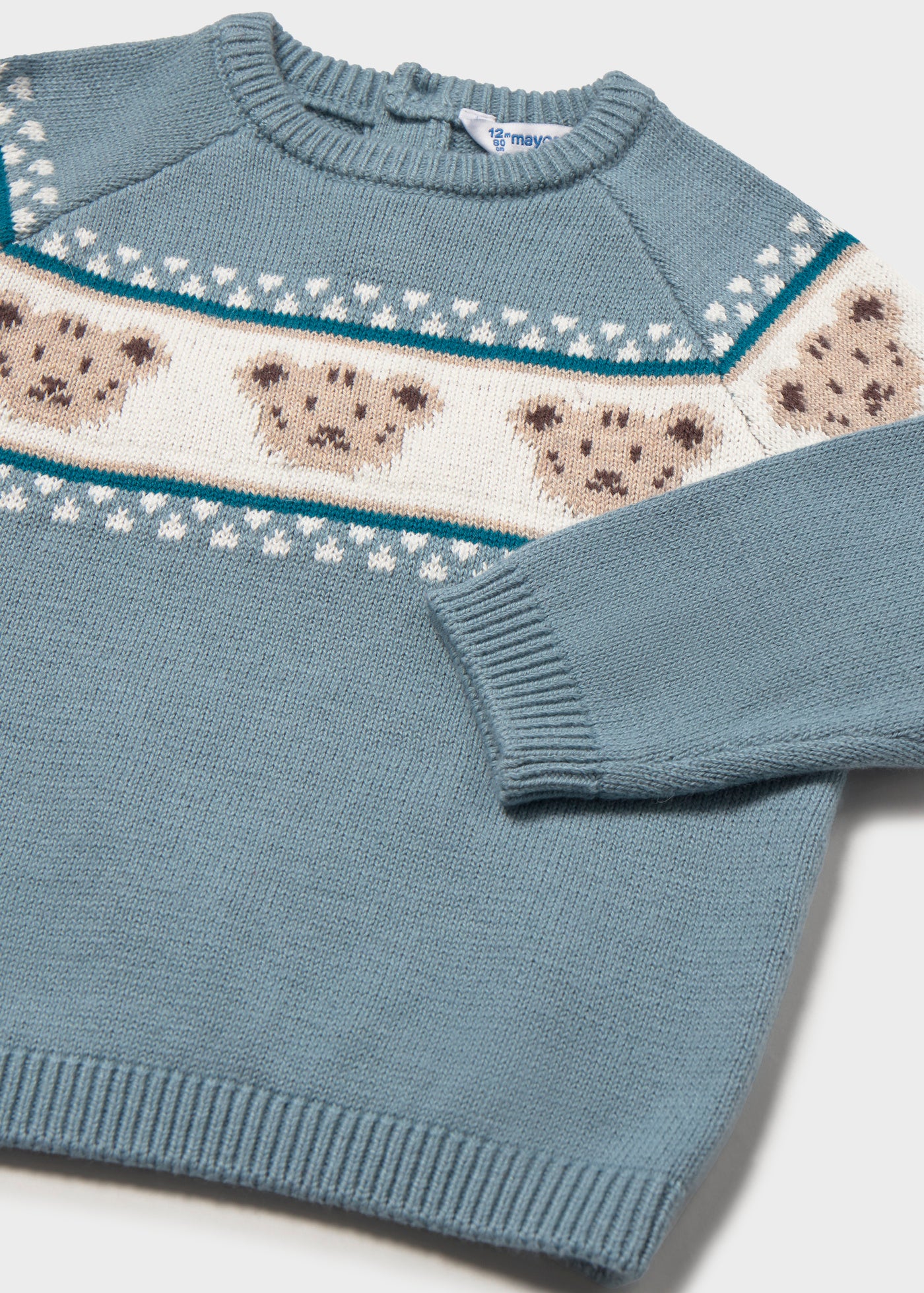 Mayoral - Maglione jacquard orsetto