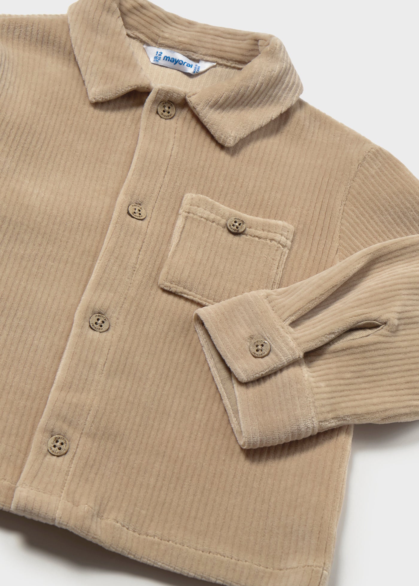 Mayoral - Overshirt velluto a costine neonato