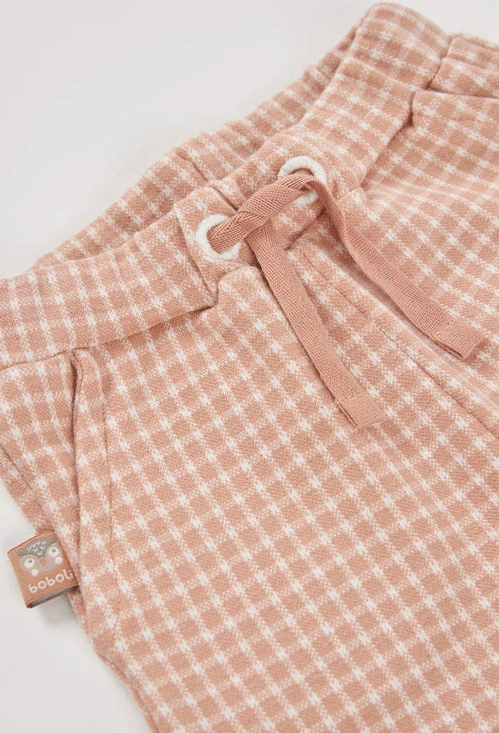Boboli - Pantalone in maglia a quadri