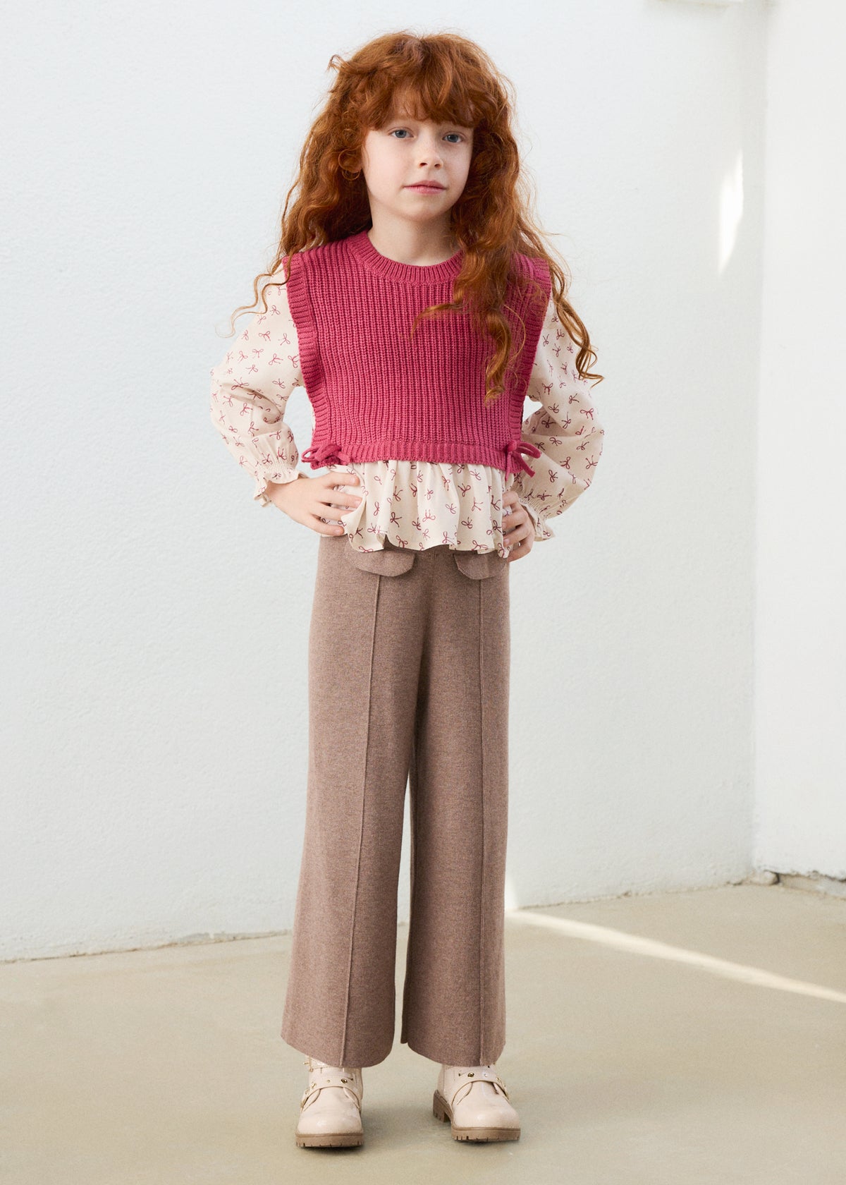 Mayoral - Pantalone a maglia bambina