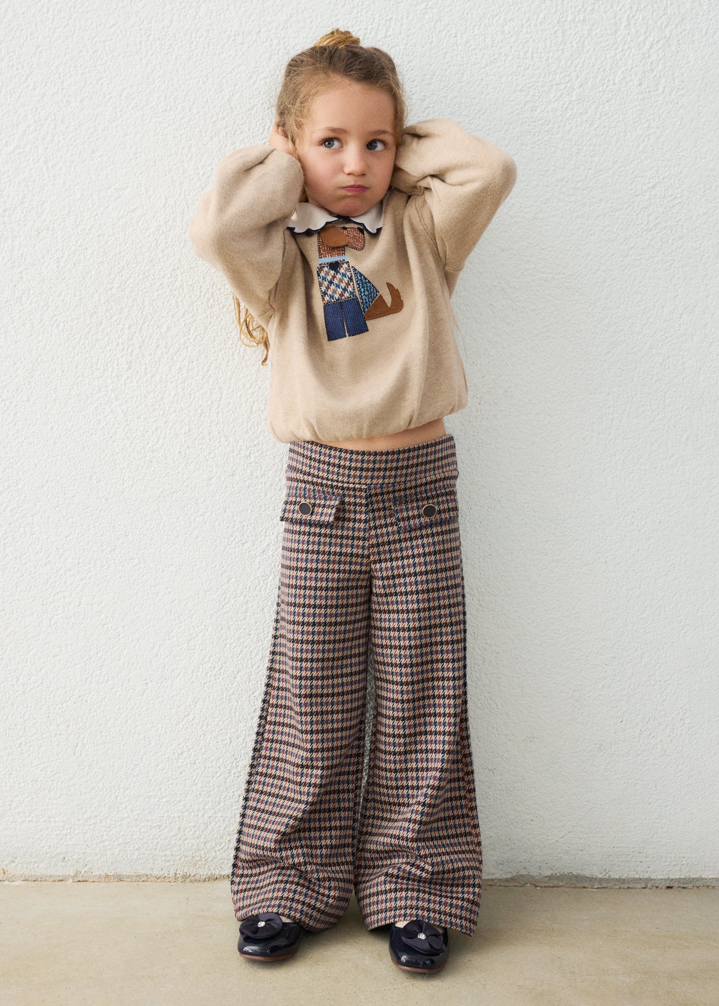 Mayoral - Pantalone jacquard bambina