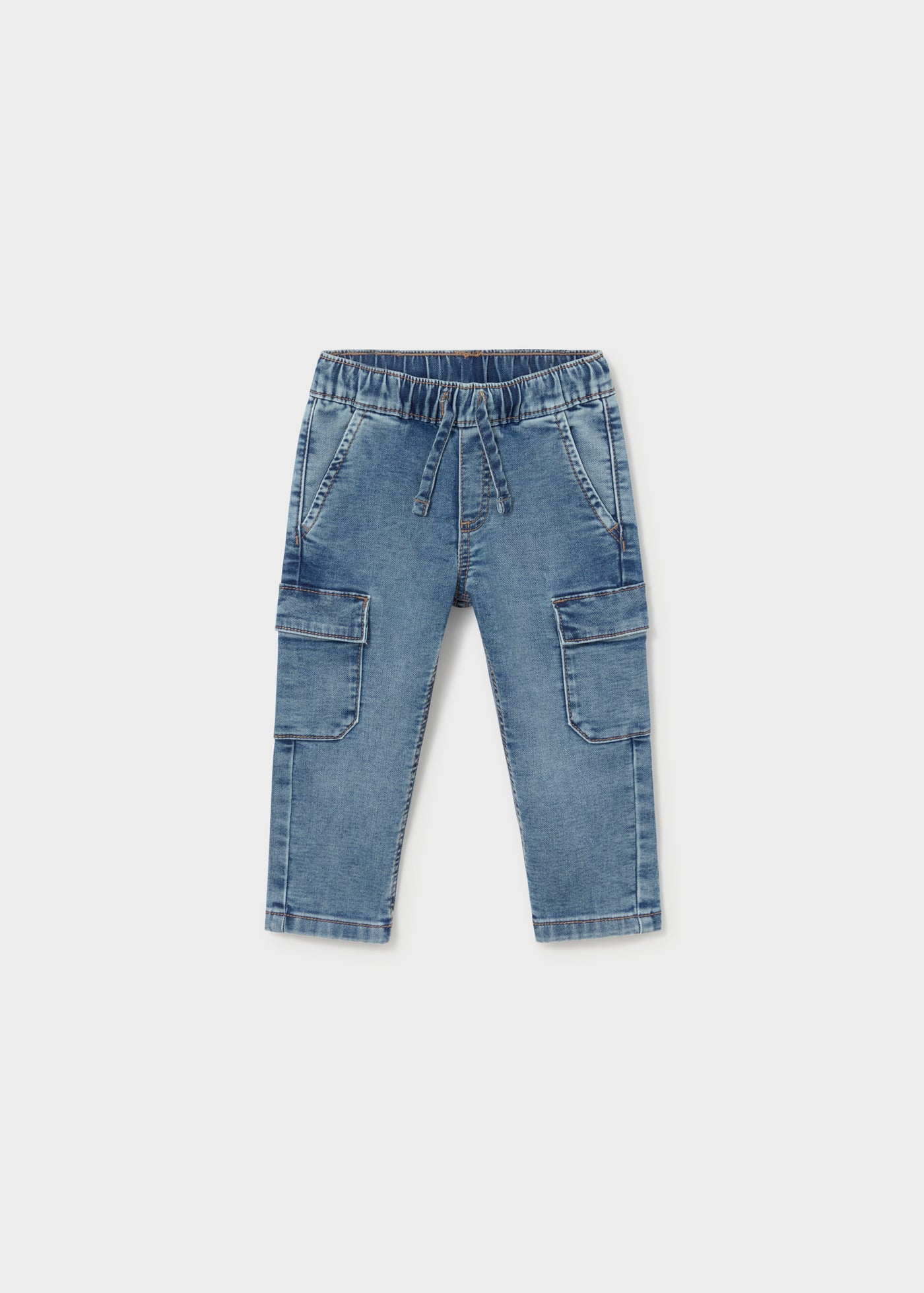 Mayoral - Pantalone jeans cargo bimbo