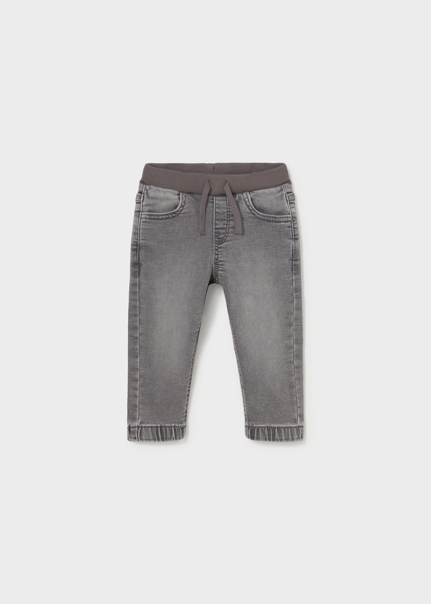 Mayoral - Pantalone jeans jogger bimbo