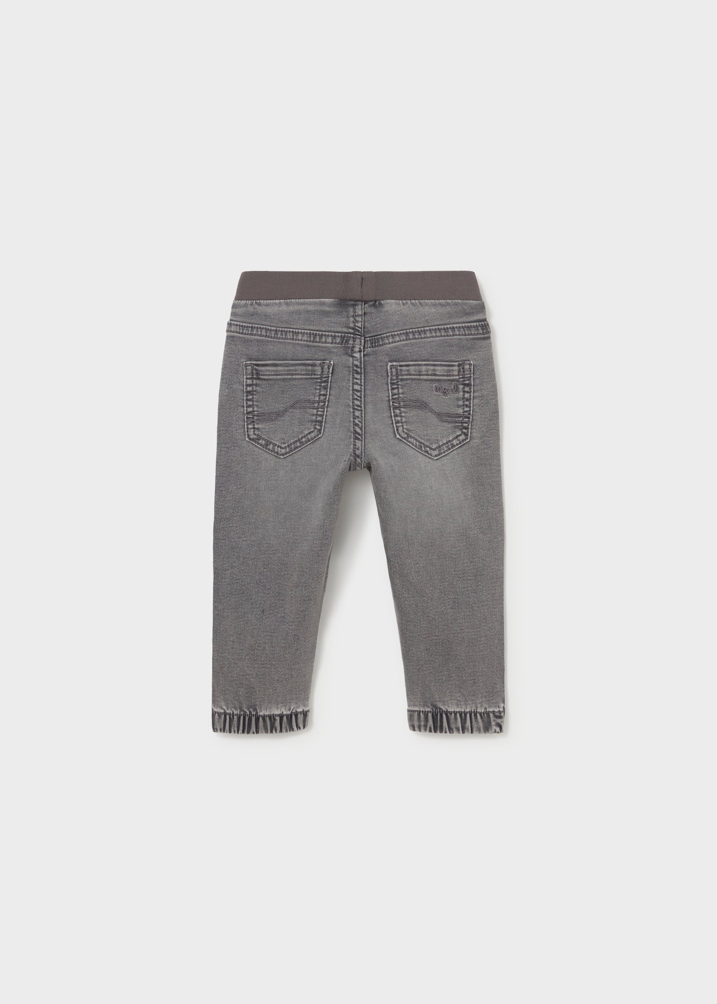 Mayoral - Pantalone jeans jogger bimbo