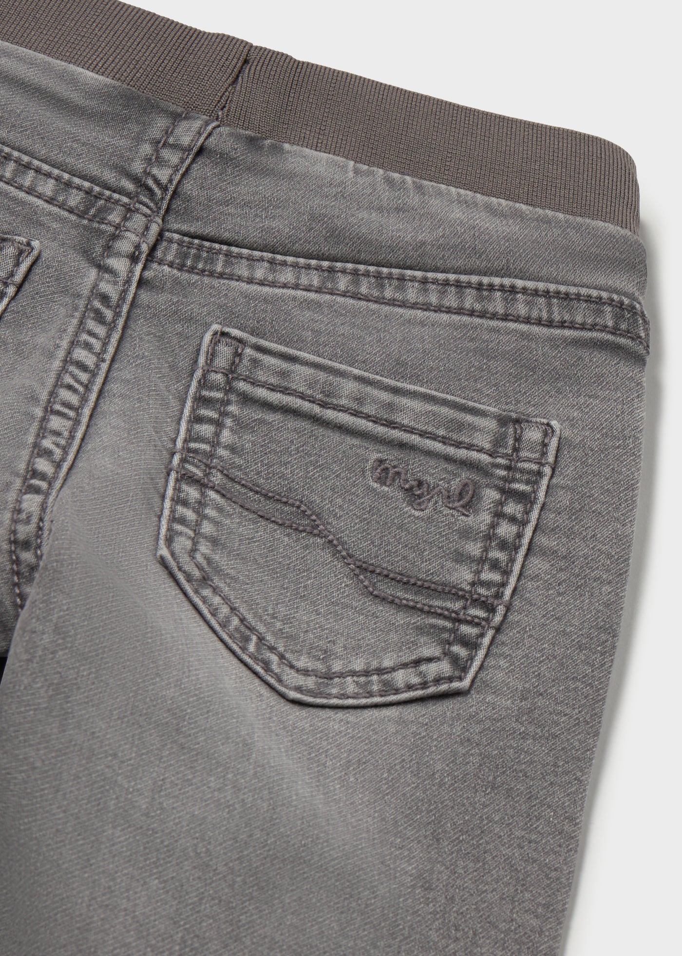 Mayoral - Pantalone jeans jogger bimbo