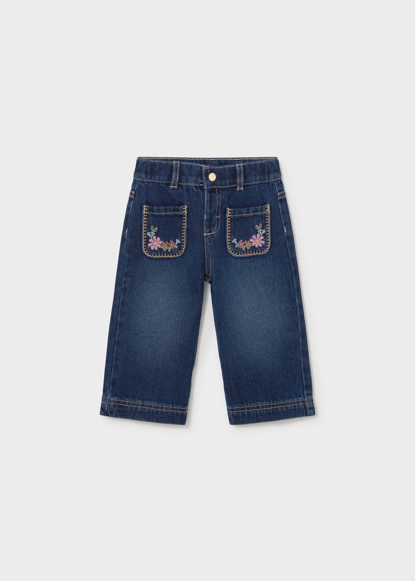 Mayoral -Pantalone jeans tasche bimba