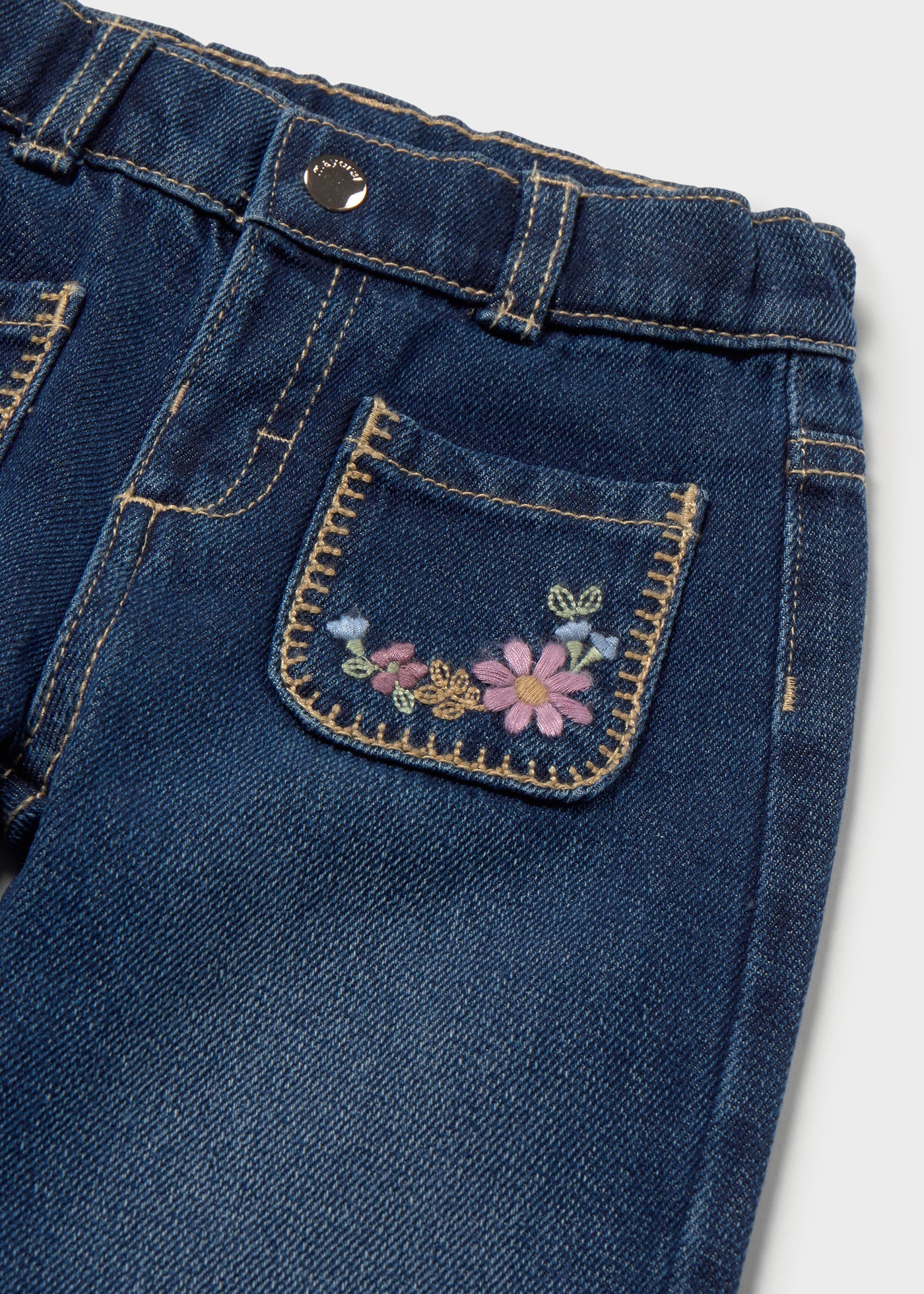 Mayoral -Pantalone jeans tasche bimba