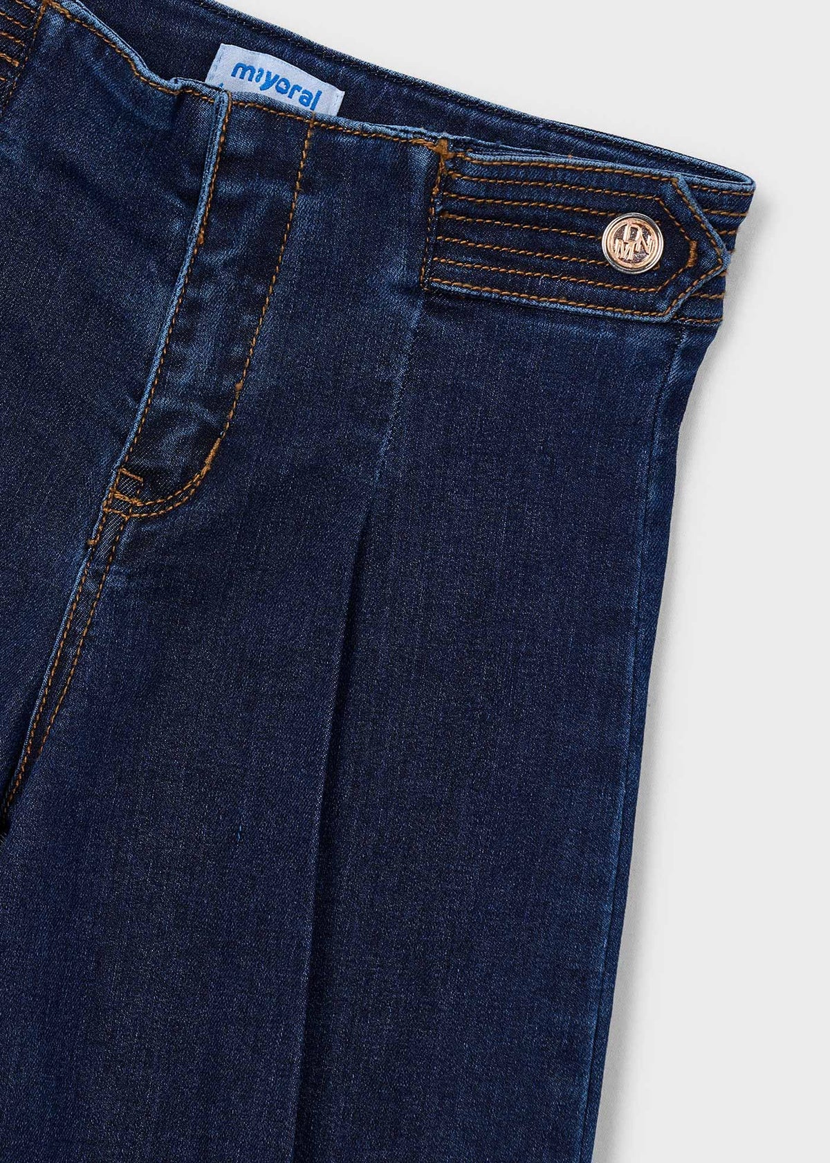 Mayoral - Pantalone jeans wide leg