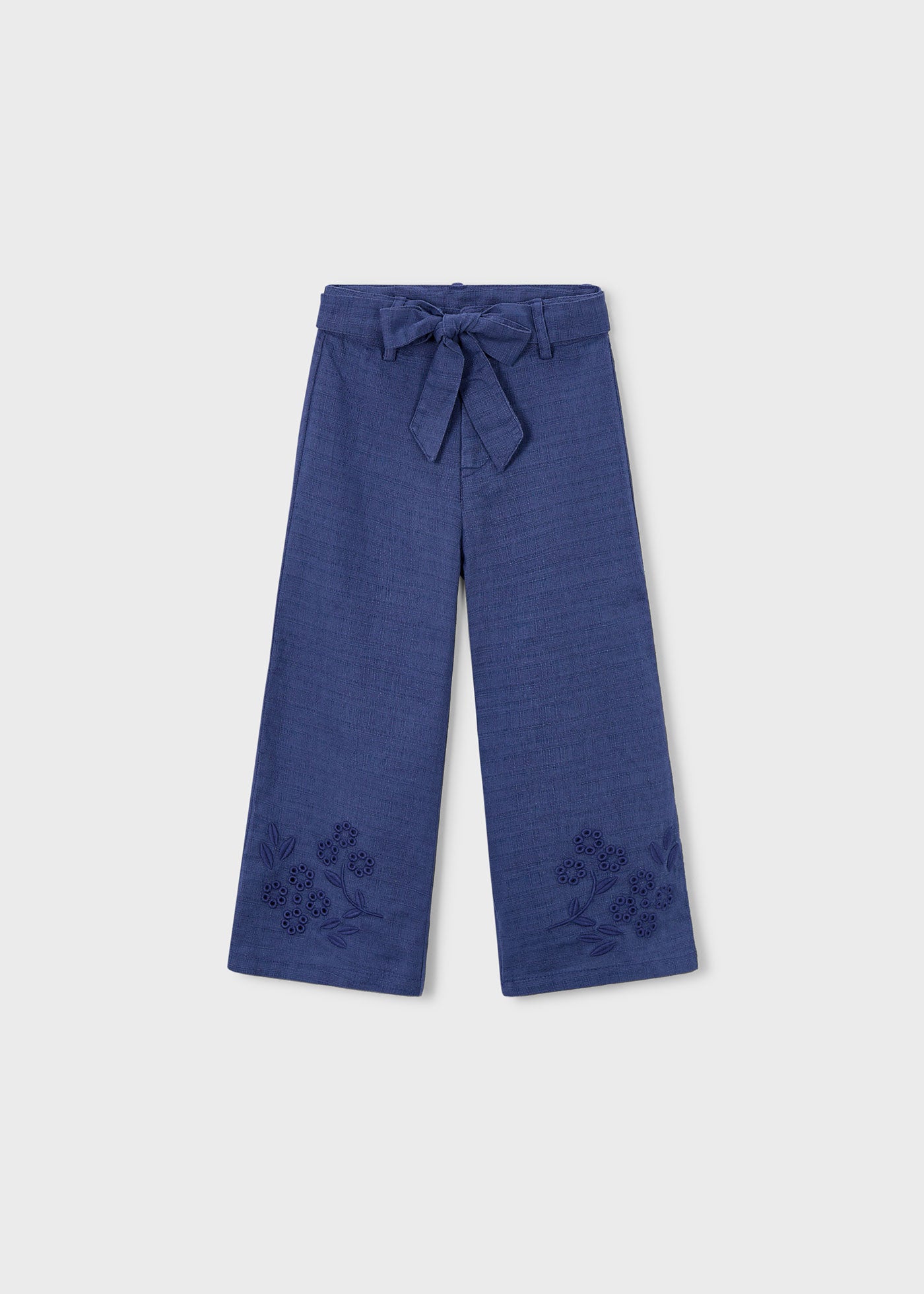 Mayoral - Pantalone ricamato lino